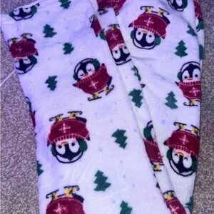 Festive Penguin Print pants